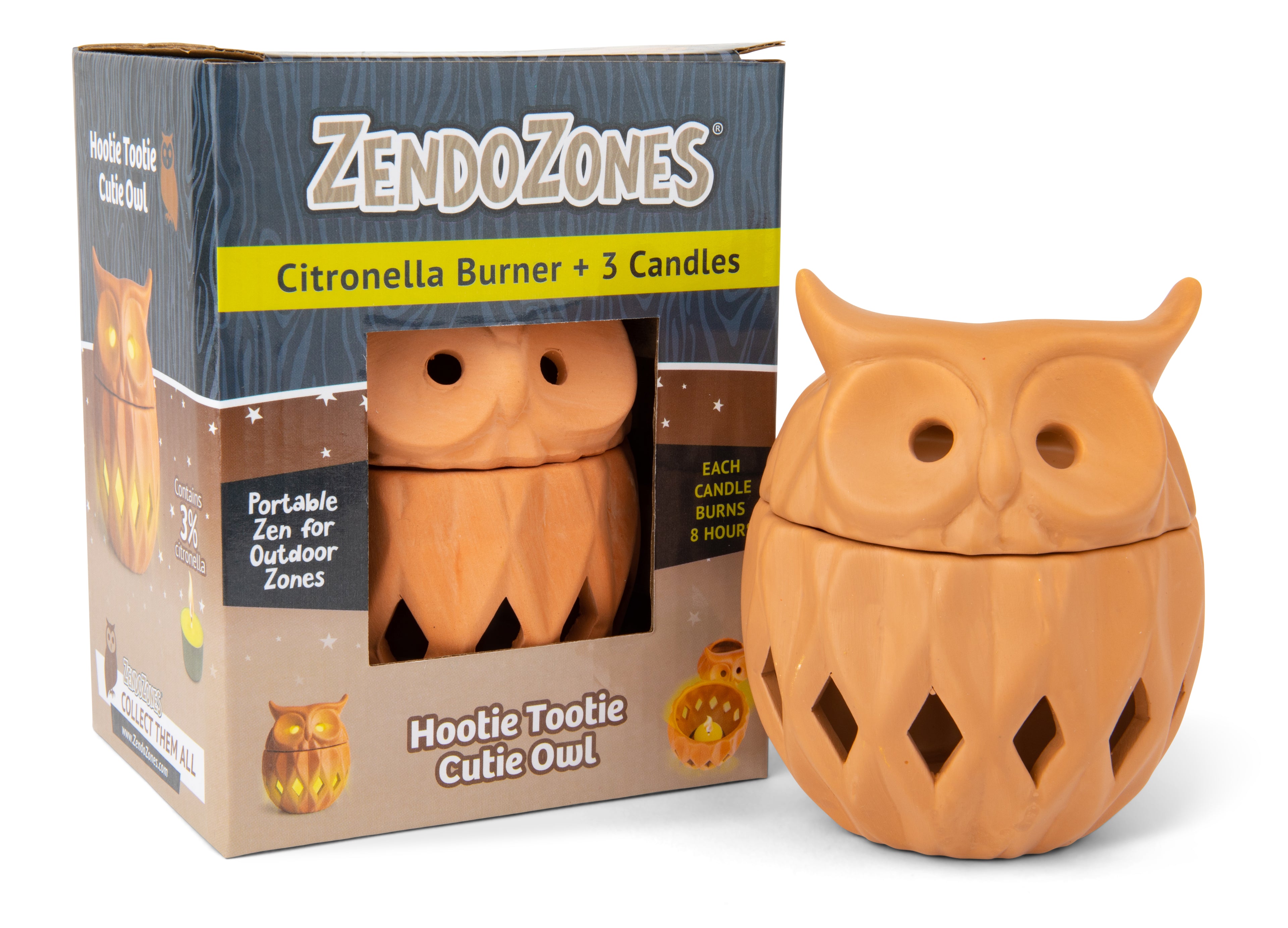 ZendoZones Lanterner med Citronella lys - sæt a 7 stk.