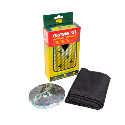 Vinduesnet, sort, 130x150