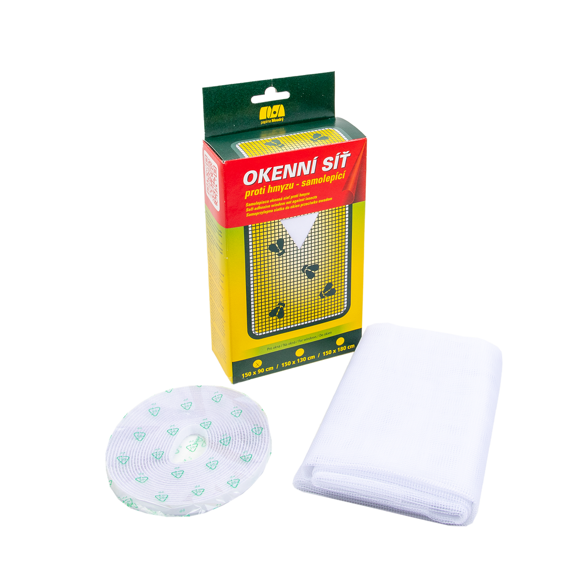 Vinduesnet, hvid, 180x150