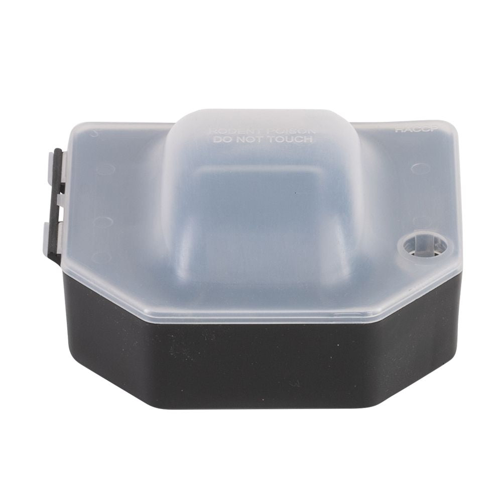 Mini depot med Snap-Trap fælde mod Mus, sort med transparent låg