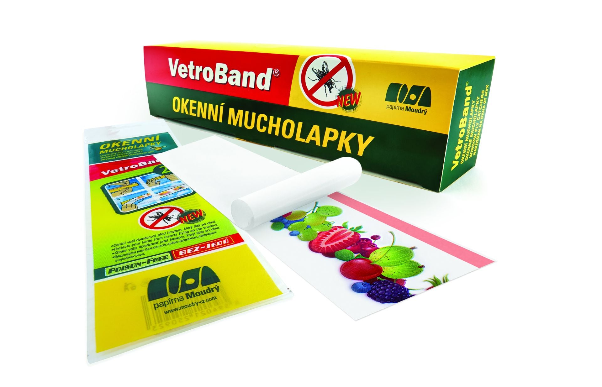 VETROBAND limpladefælde til vindue, mod fluer X2