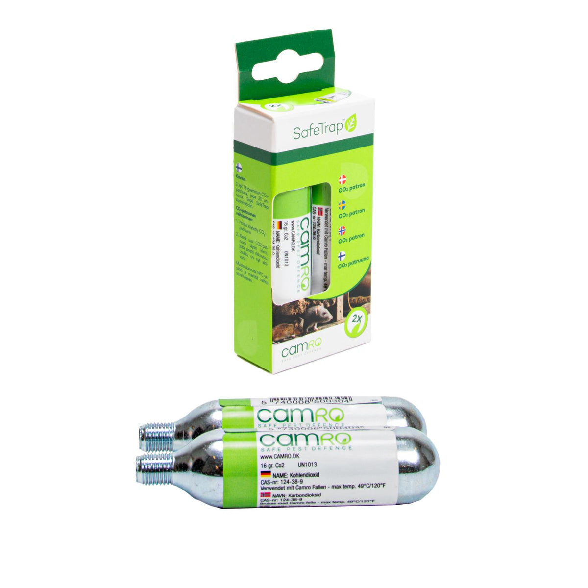 SafeTrap Automatic CO2 patron (x2)