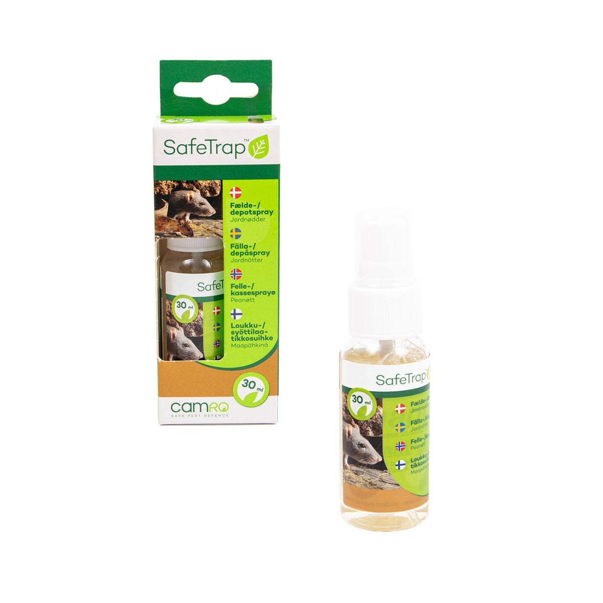 SafeTrap Fælde & depot spray 30ml, Peanut