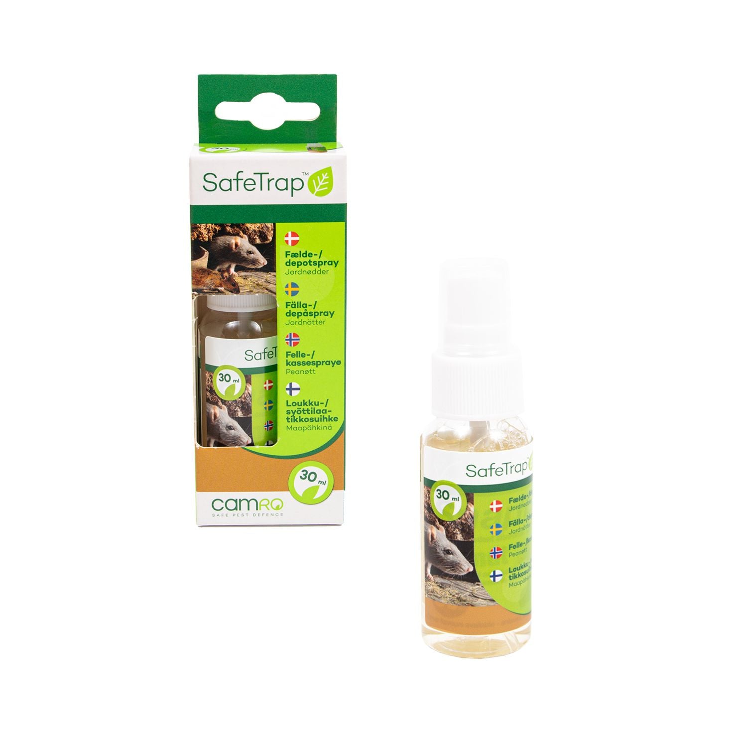 SafeTrap Fælde & depot spray 30ml, Peanut