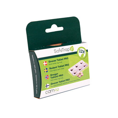 SafeTrap Gnaver Tablet PRO (x12) Mod rotter og mus