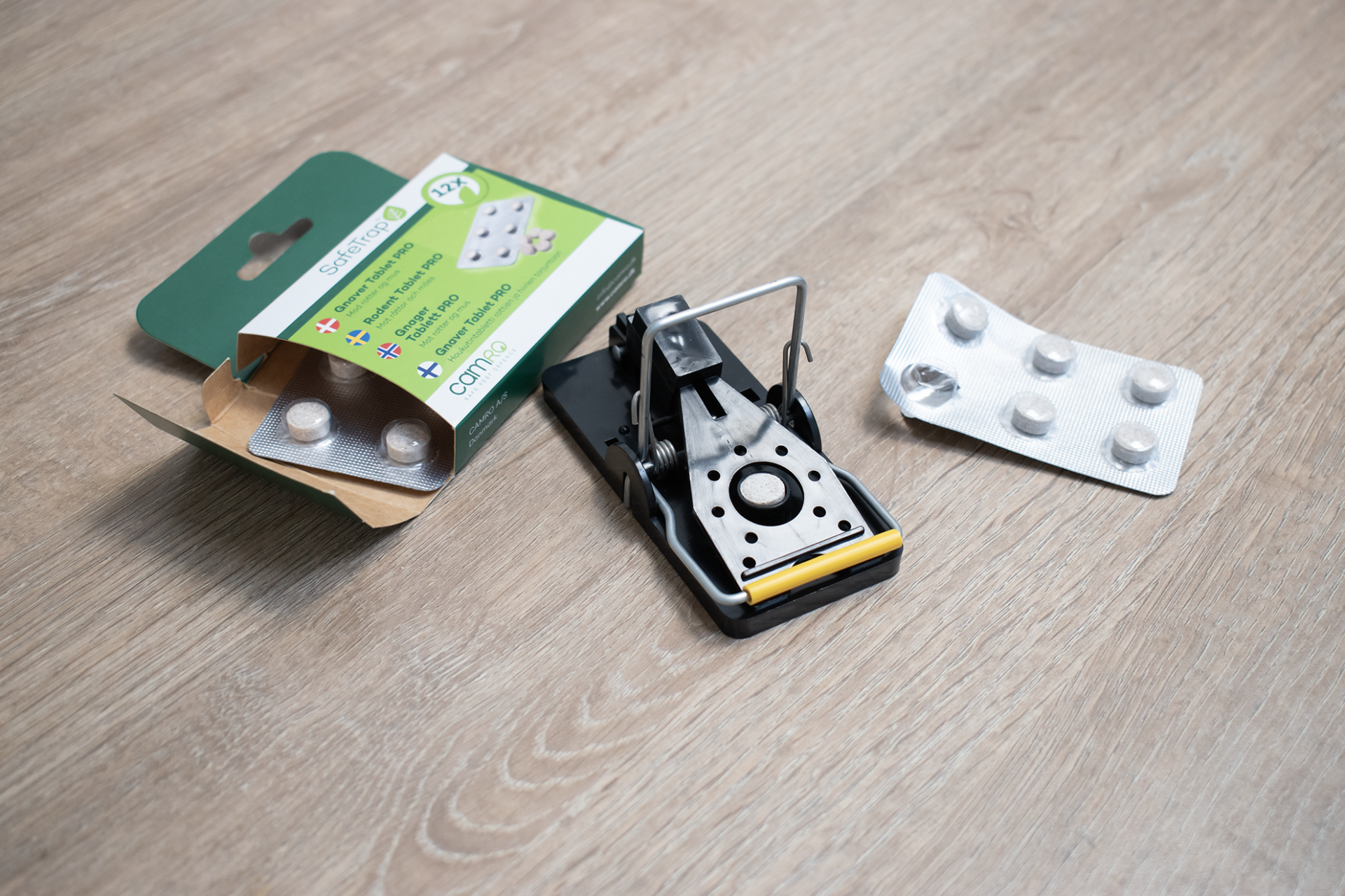 SafeTrap Gnaver Tablet PRO (x12) Mod rotter og mus