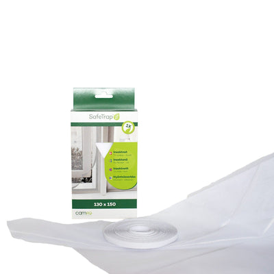 SafeTrap Insektnet til vindue, 130x150, hvid