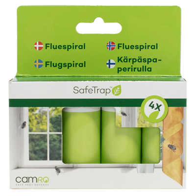 SafeTrap Fluespiral Mod Fluer (x4)