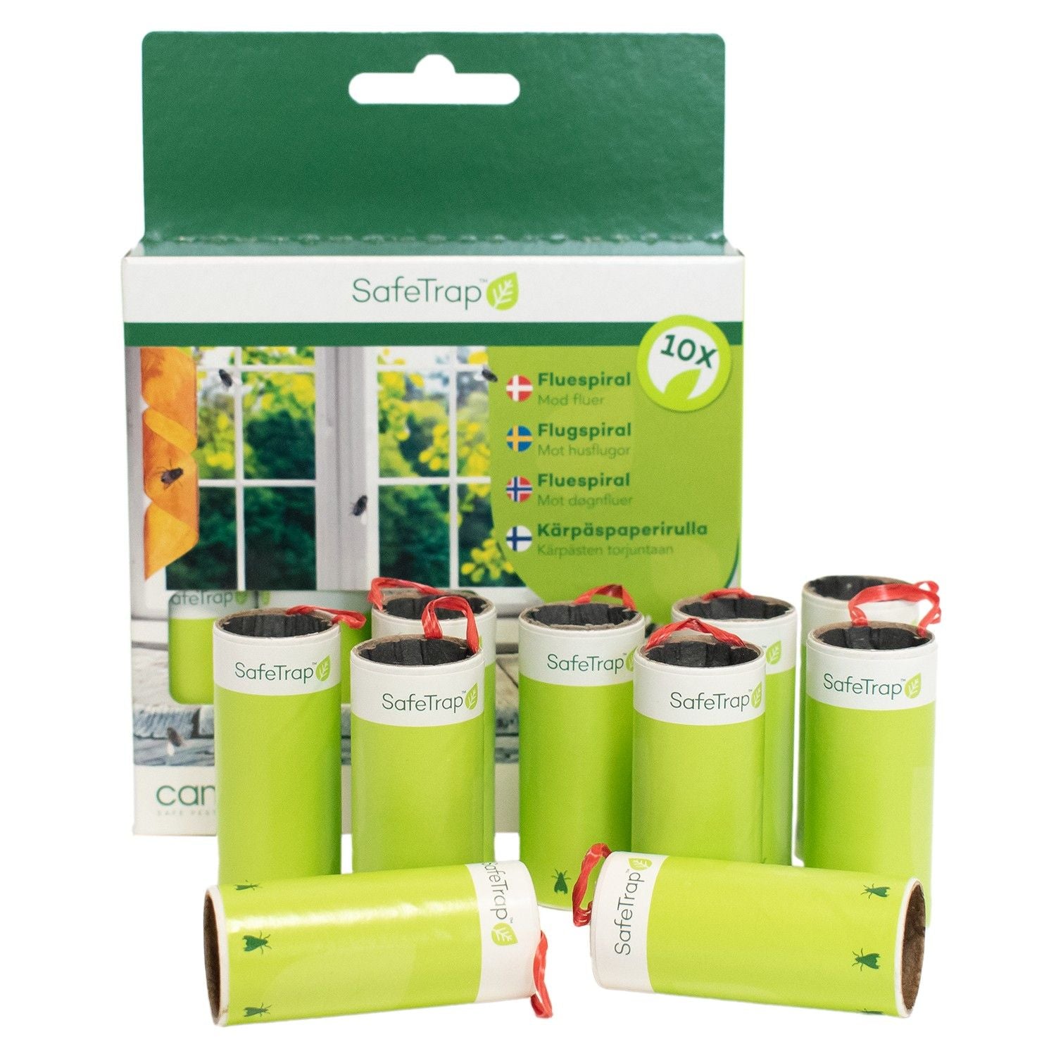 SafeTrap Fluespiral Mod Fluer (x10)