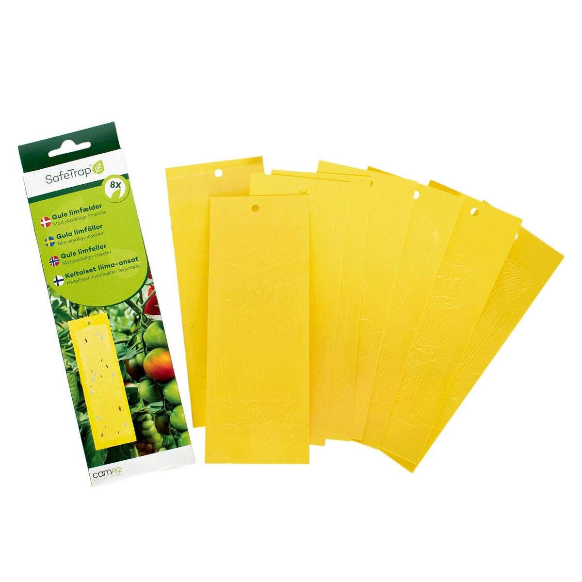 SafeTrap Gule limfælder Mod skadelige insekter(x8)