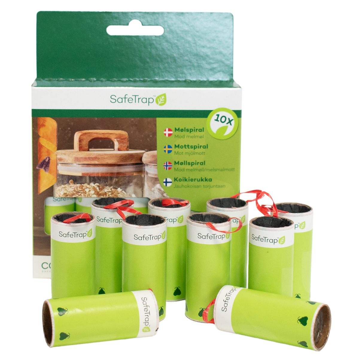 SafeTrap Mølspiral Mod Melmøl x10 (kasse a 12 stk.)
