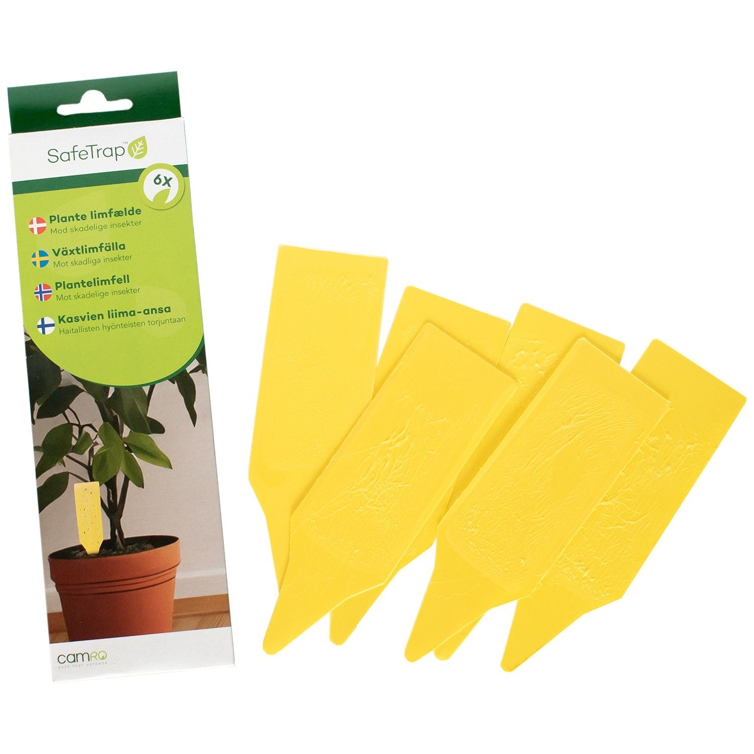 SafeTrap plantelimfælde Mod skadelige insekter (x6)