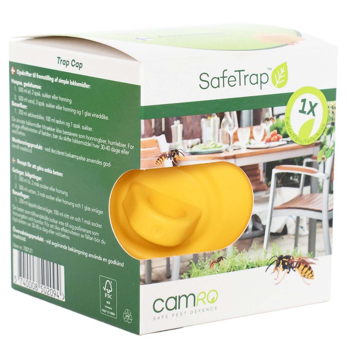 SafeTrap Hvepsefælde Trapcap